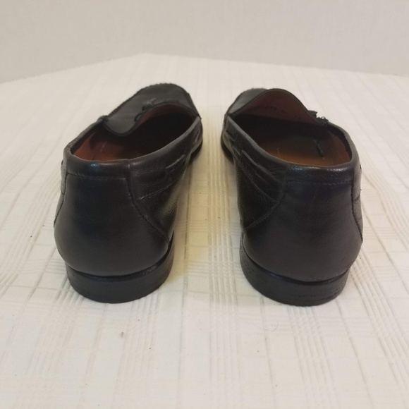 EUC. Salvatore Ferragamo Black Tassel Slip On 10 D - Picture 6 of 8